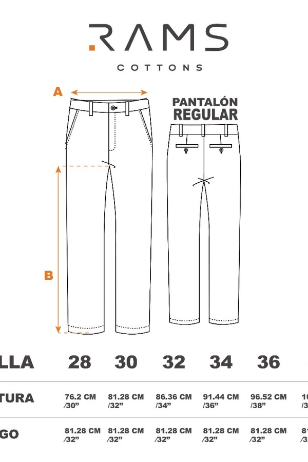 Pantalón Color Caqui Regular Stretch De Algodón Para Caballero